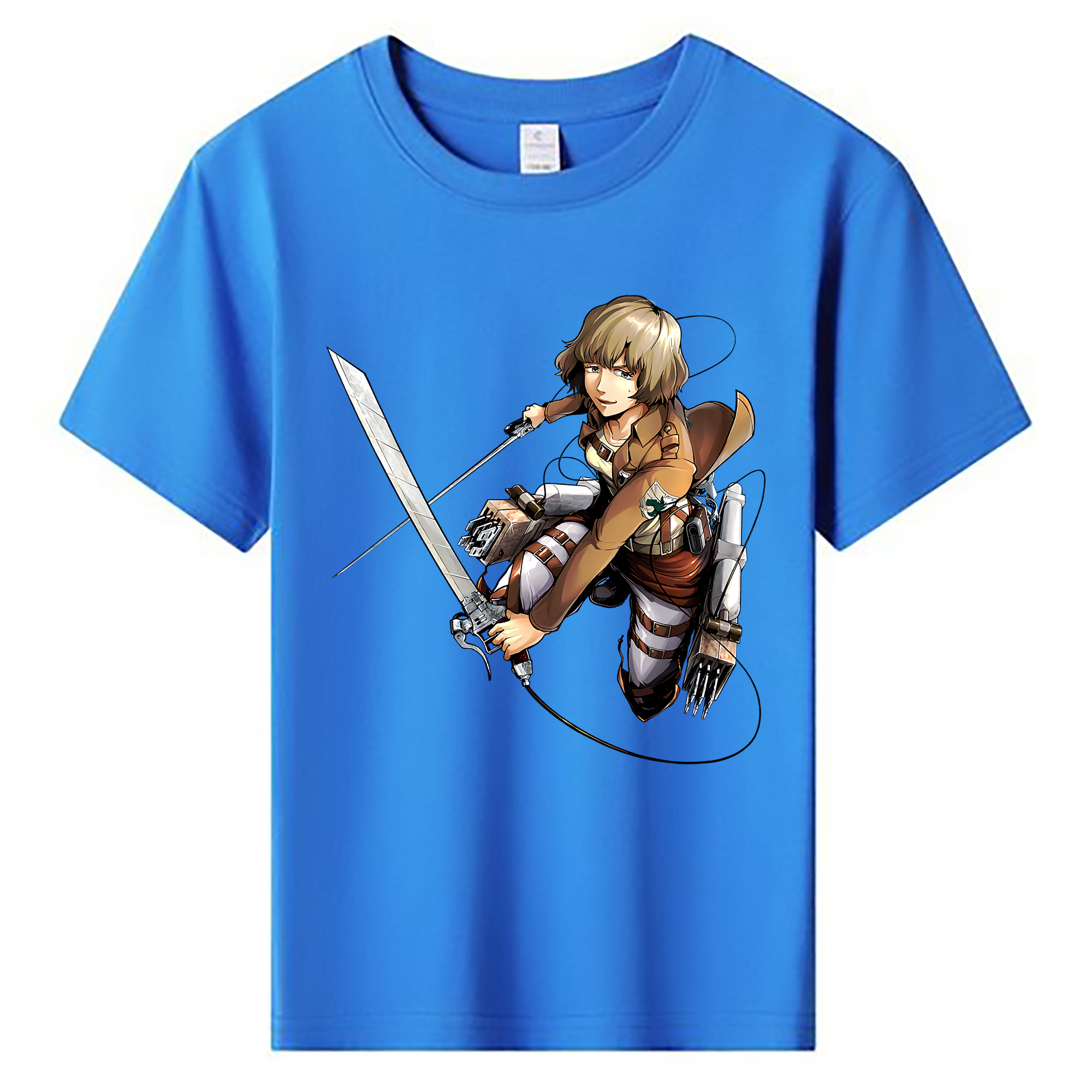 （画像用） 進撃の巨人 ヒツチ Attack on Titan Hitch 綿100％キッズTシャツ（フロントプリント）